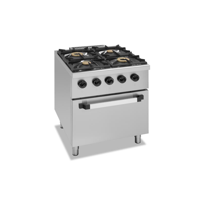 Fogão magnus gas c/4 queimadores c/forno gn2/1 linha 700 Fogão magnus gas c/4 queimadores c/forno gn2/1 linha 700